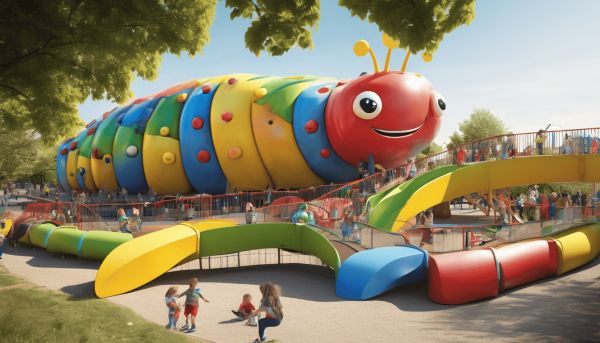 Caterpilou : une aire de jeux géante et ludique à Lyon
