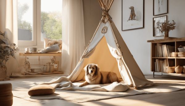Choisir un tipi pour chien : allier confort et style