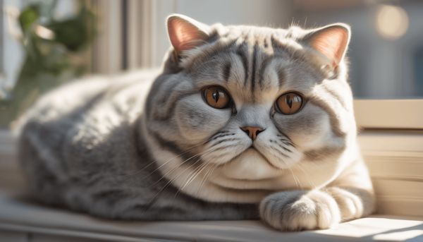 Le Scottish Fold, un chat fascinant aux oreilles repliées