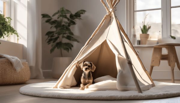 Un tipi pour chien pas cher et confortable
